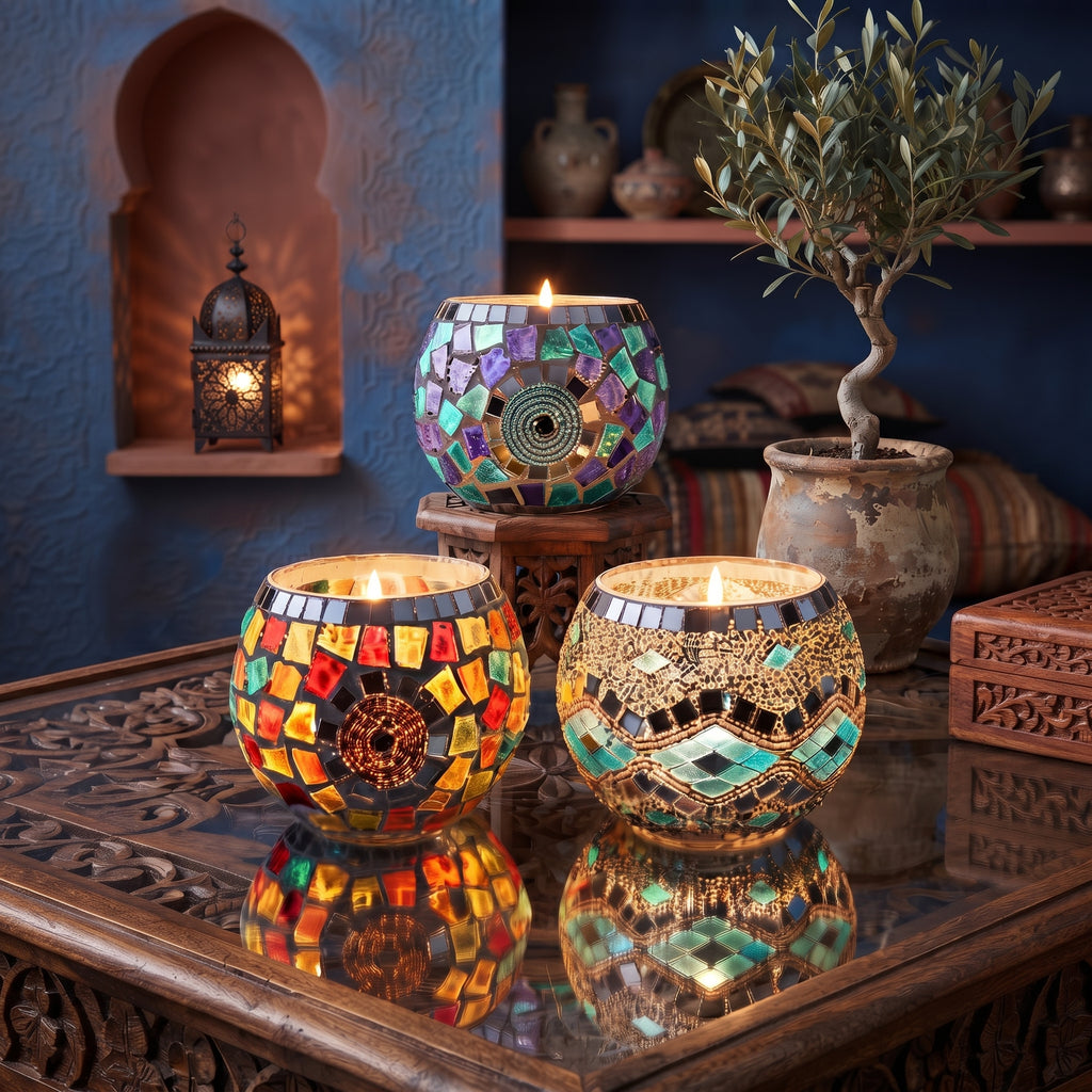 Turkish Glass Candle Holders