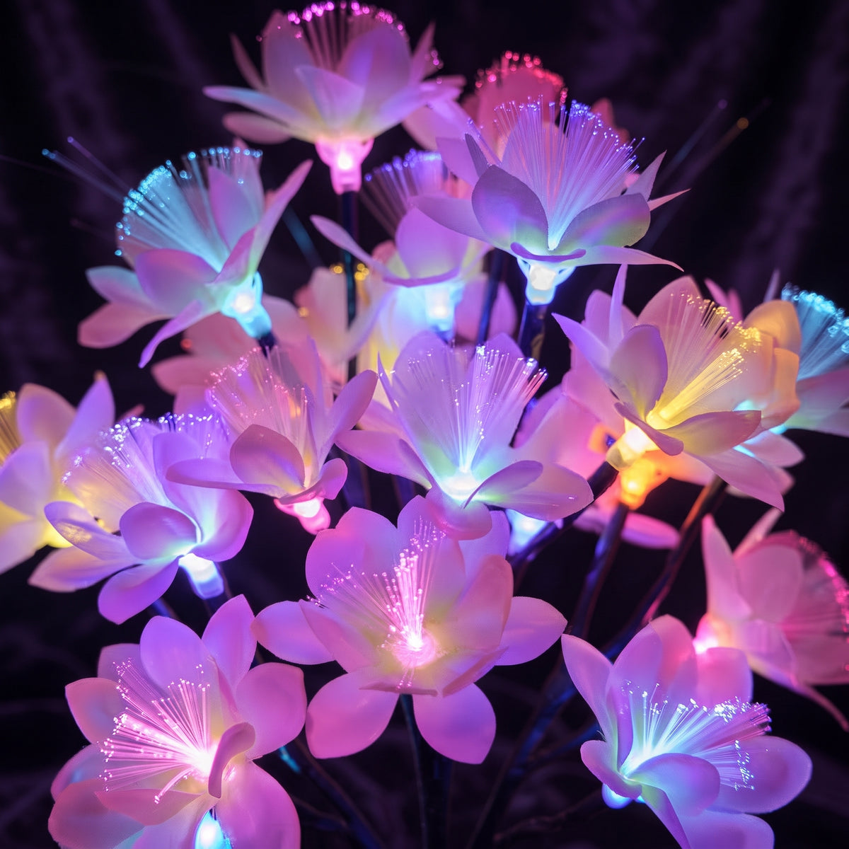 Artificial Colorful Flower Tree Lights
