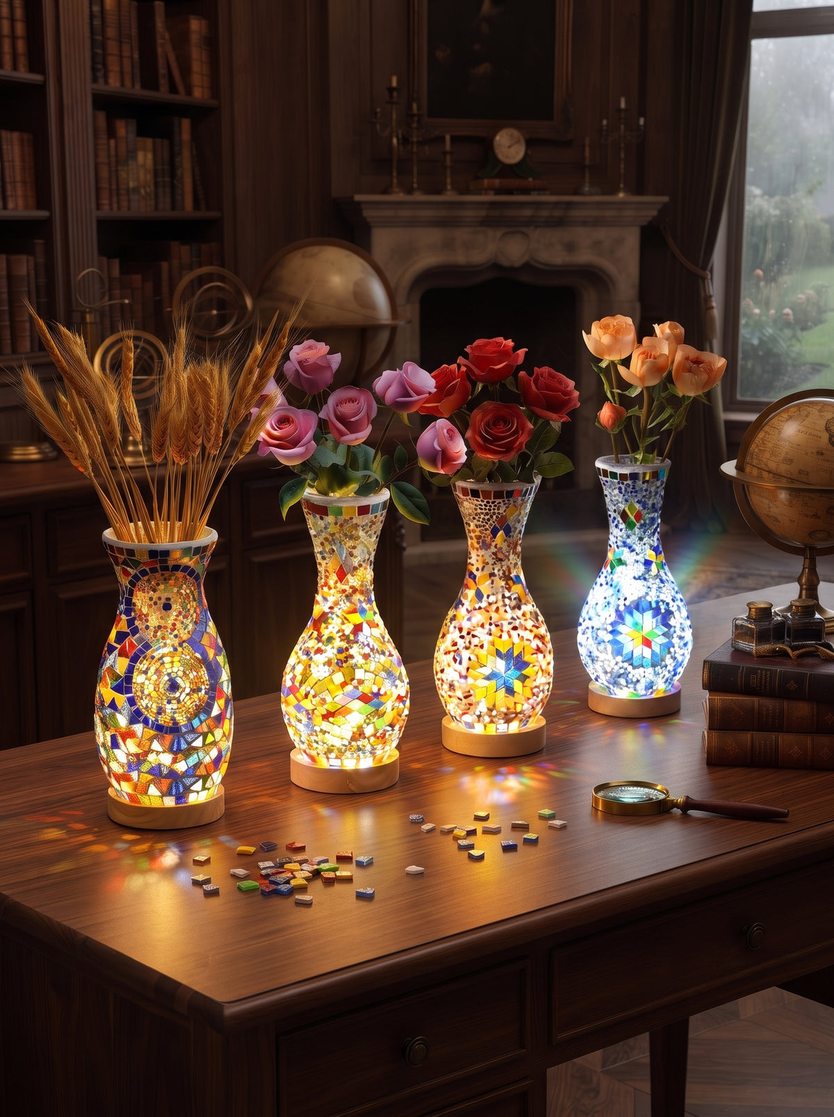 Handmade Turkish Table Vase Lamp