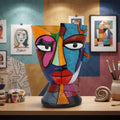 fashionable Cool Face Art Flowerpot Unique Style