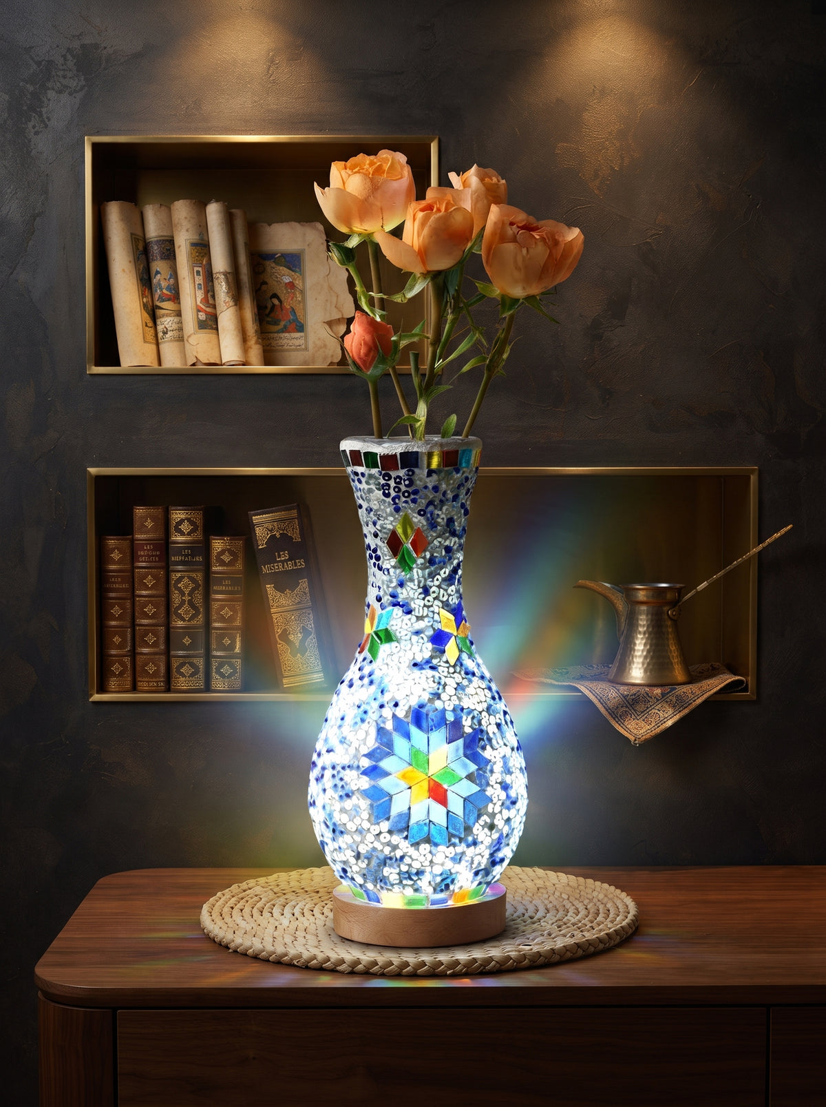 Handmade Turkish Table Vase Lamp