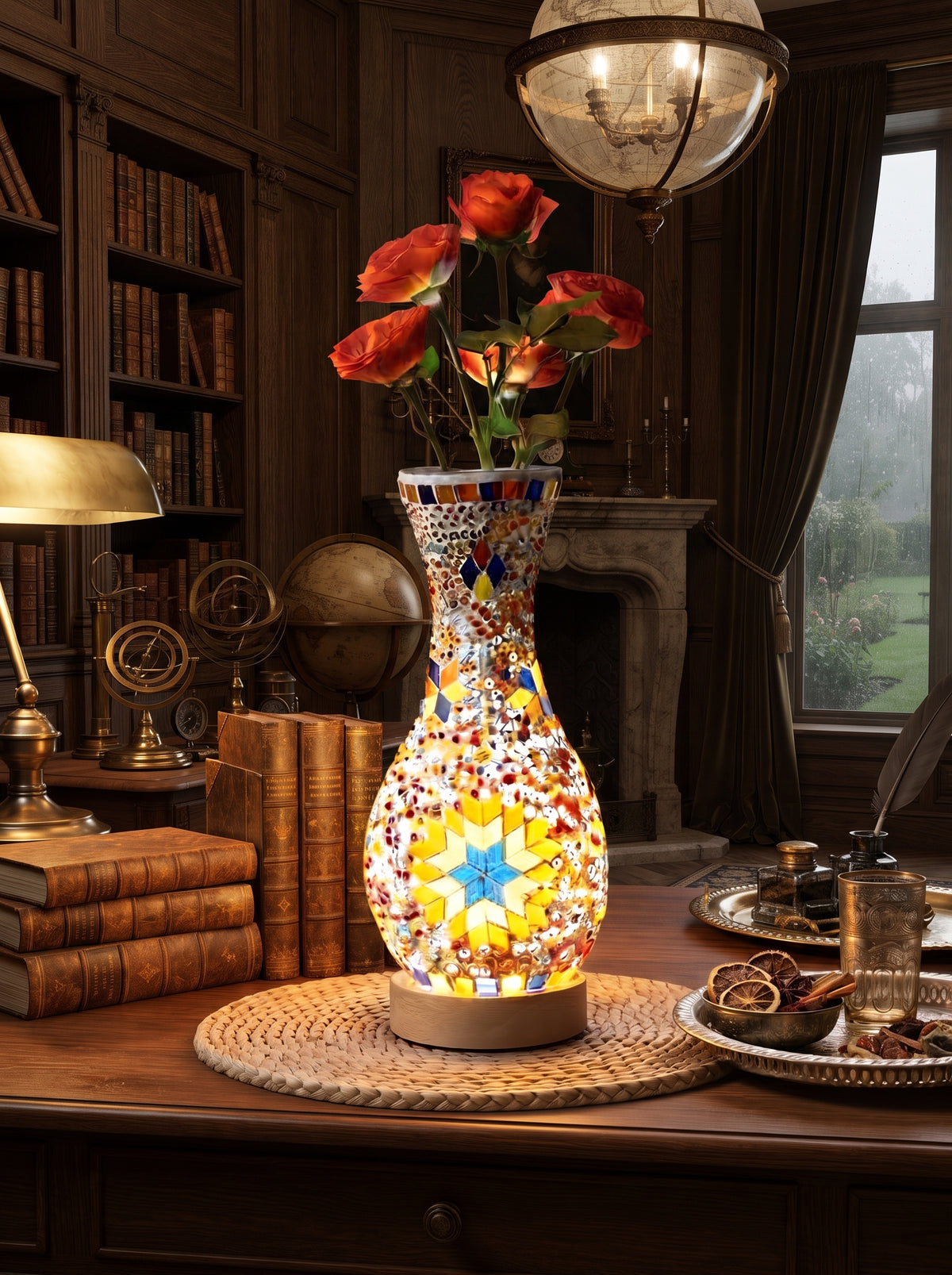 Handmade Turkish Table Vase Lamp