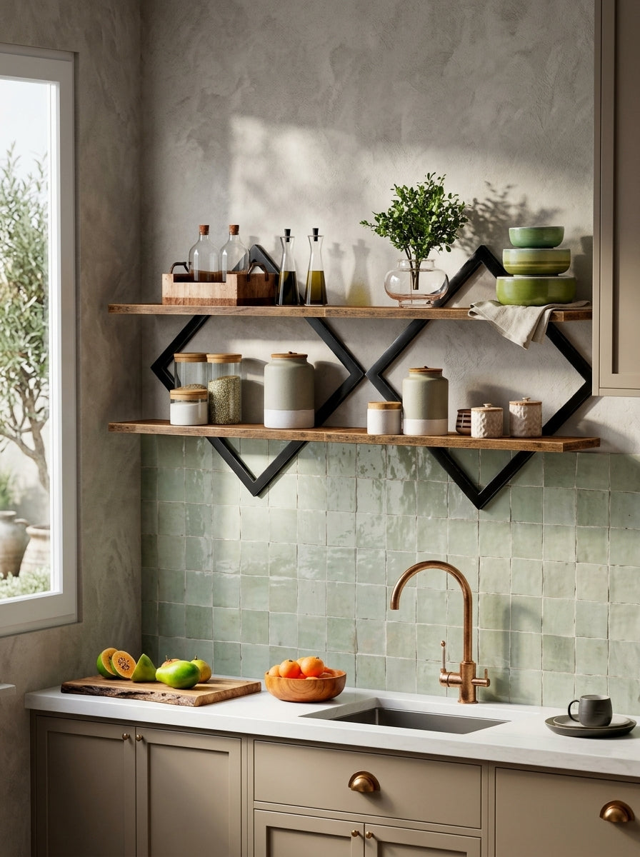 2/4pcs Double Layer Wall Shelf