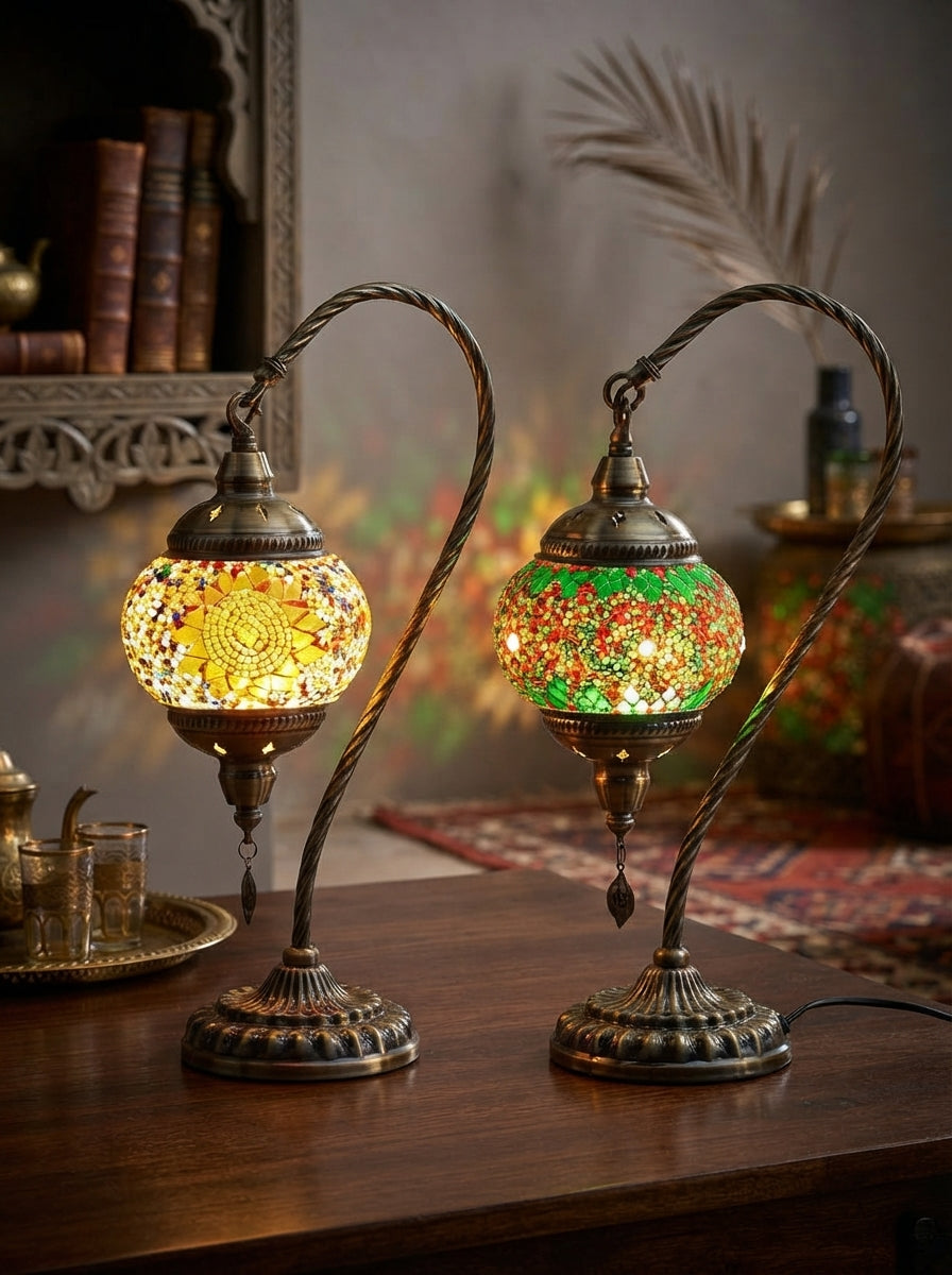Handmade Turkish Table Lamp (LED Bulb Included)