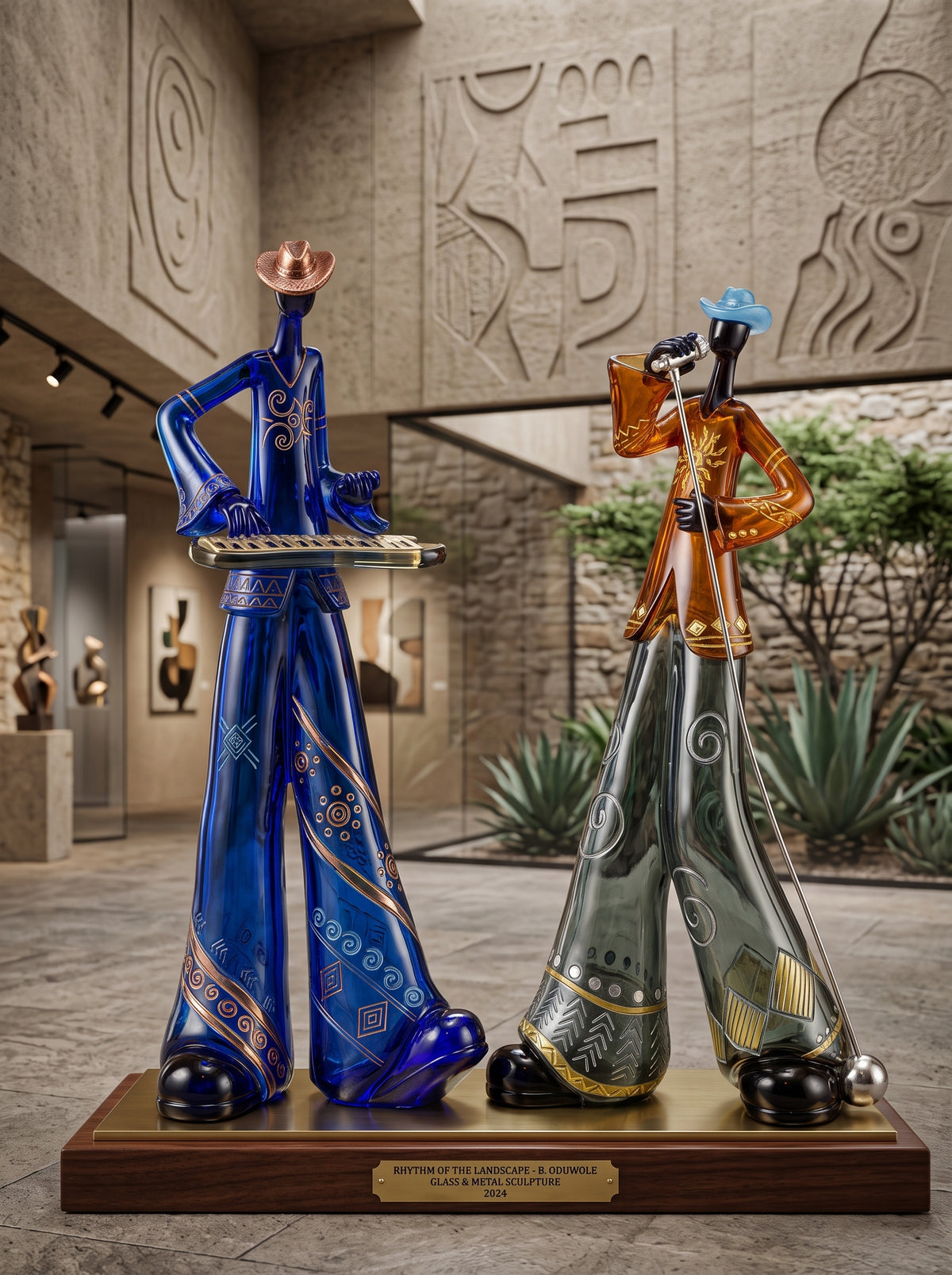 Ornaments Music Band Figures Statues