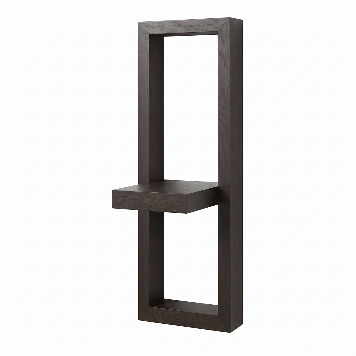 Black Wooden Wall Candle Holders Shelves