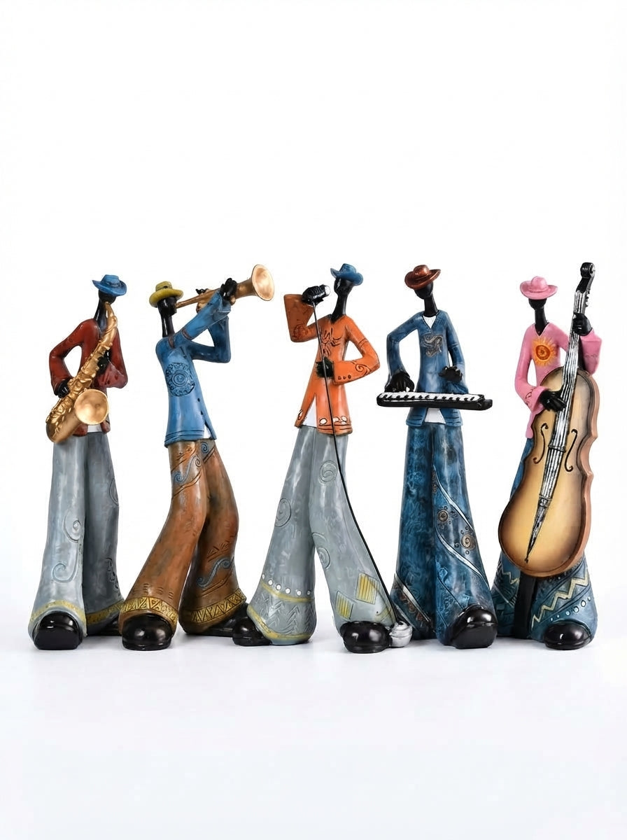 Ornaments Music Band Figures Statues