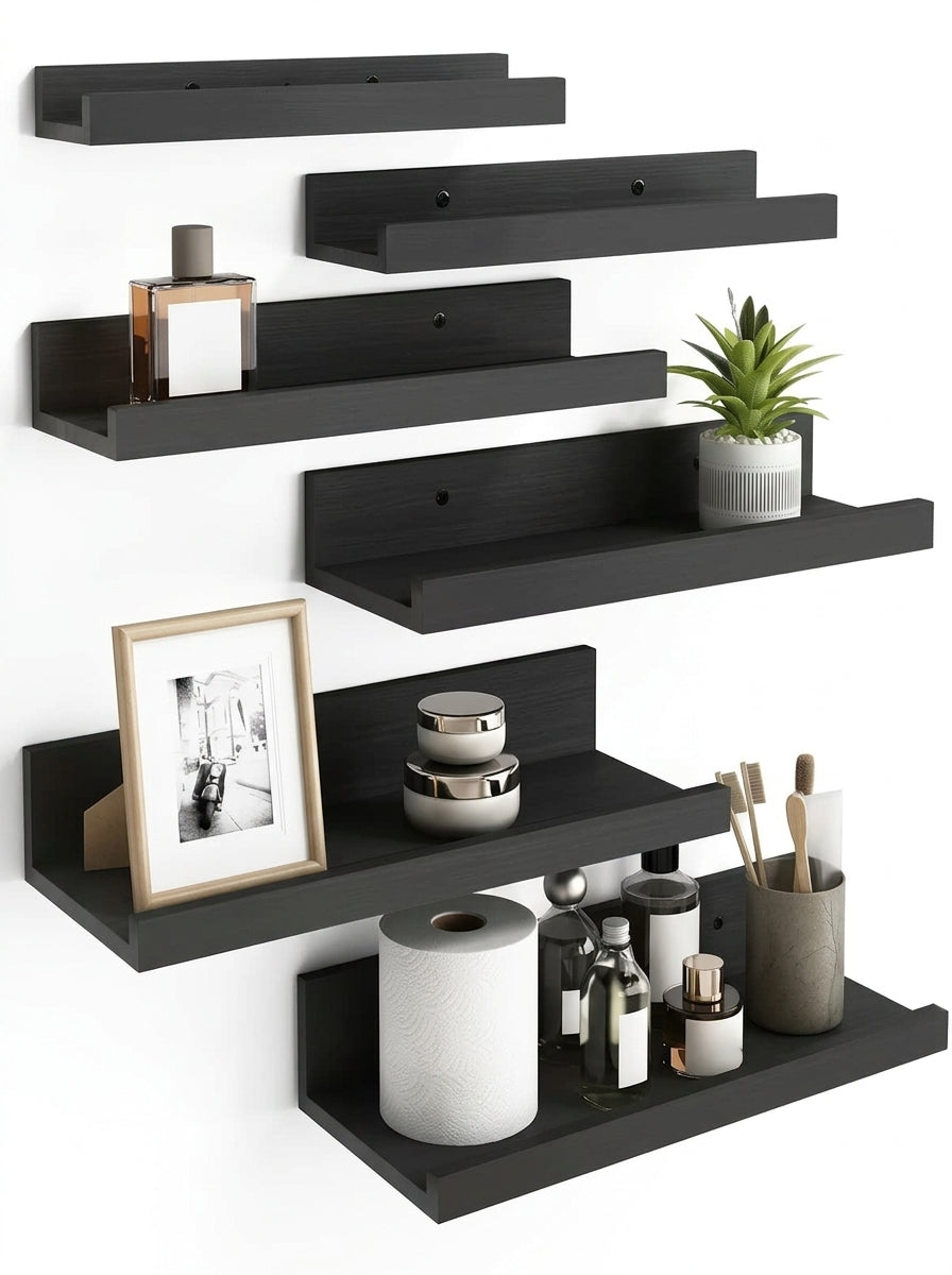 6pcs Wall Mounted Shelves Set
