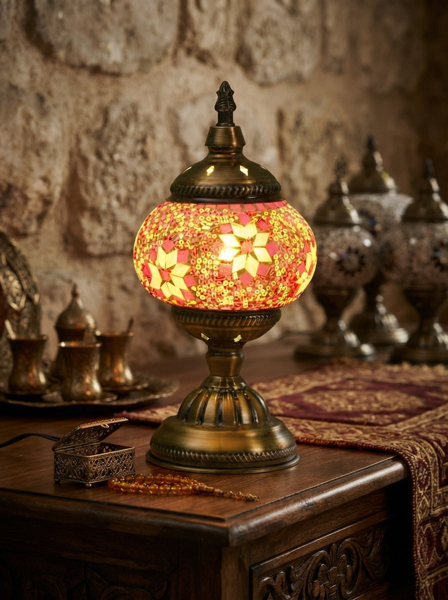 Handmade Turkish Table Lamp (Bulb Included)