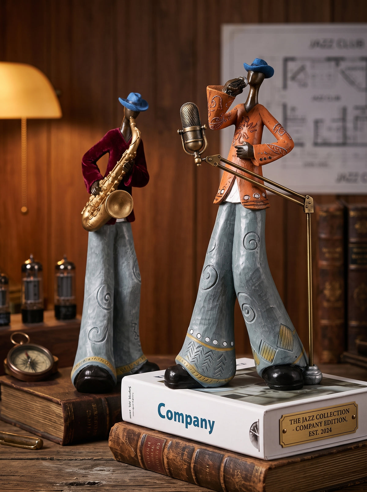 Ornaments Music Band Figures Statues
