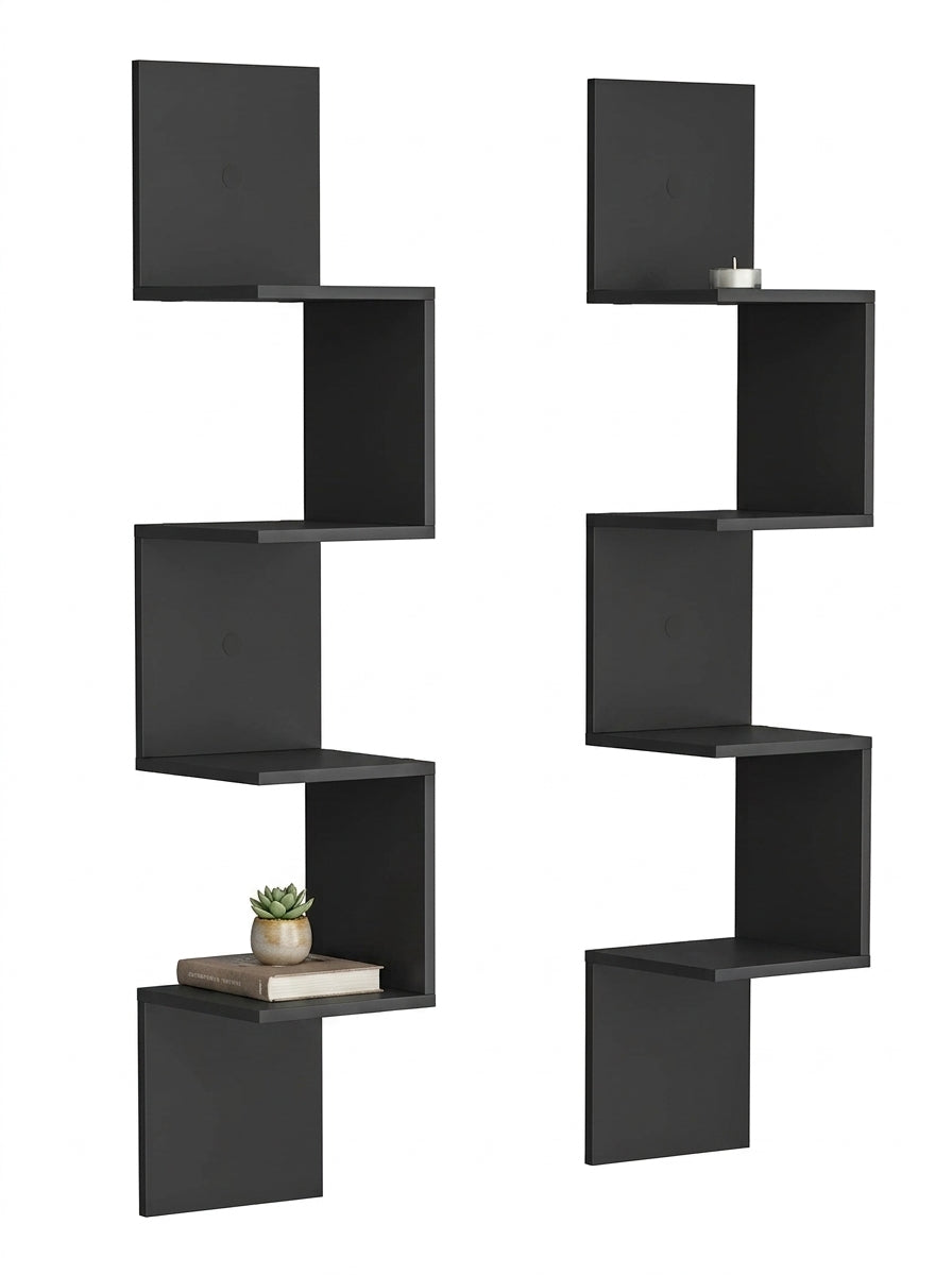5-Tier Corner Wall Shelf Mount