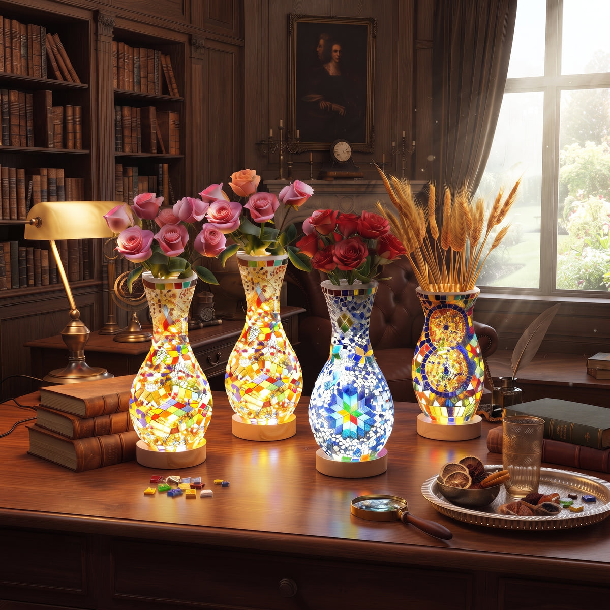 Handmade Turkish Table Vase Lamp