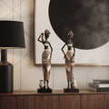 Boho African Woman art sculpture