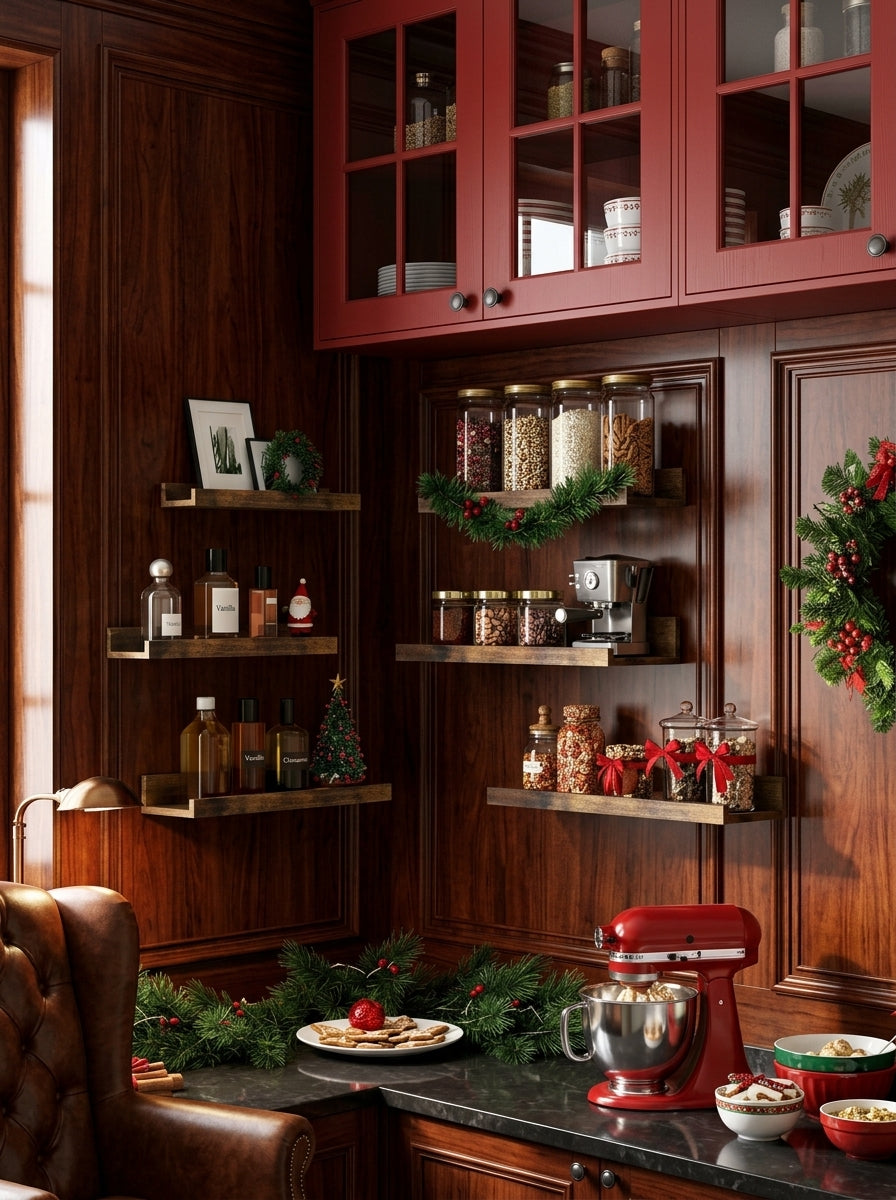 6pcs Wall Mounted Shelves Set